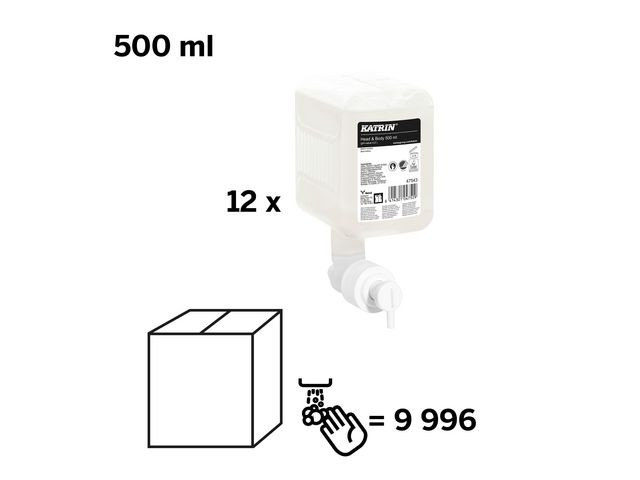 Dusjsåpe Katrin Sjampo 0,5L (12 stk)