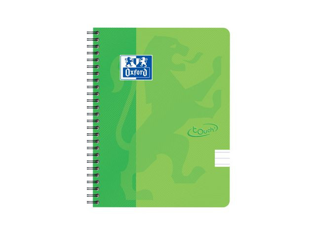 BildeNotatbok Oxford Touch A5+ 90G Lin Grønn