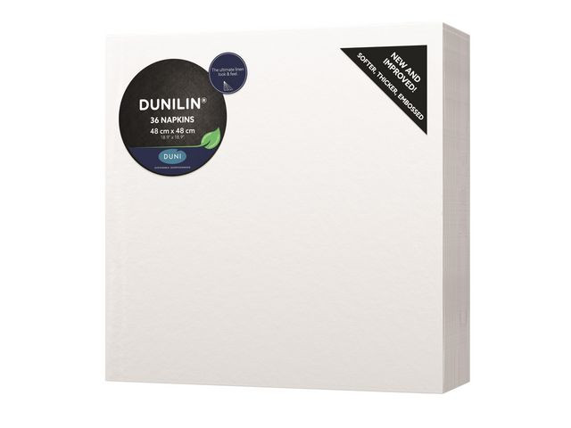 Serviett Dunilin 48Cm Hvit (36 stk)