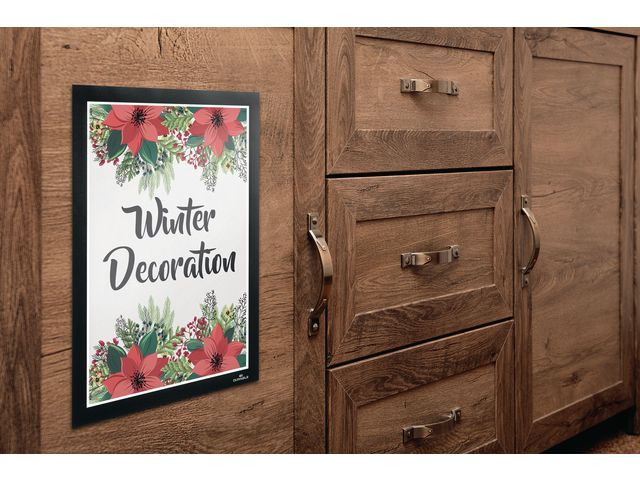 Ramme Duraframe Wallpaper A4 Sort