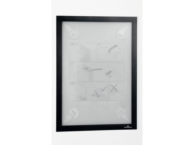 BildeRamme Duraframe Wallpaper A4 Sort