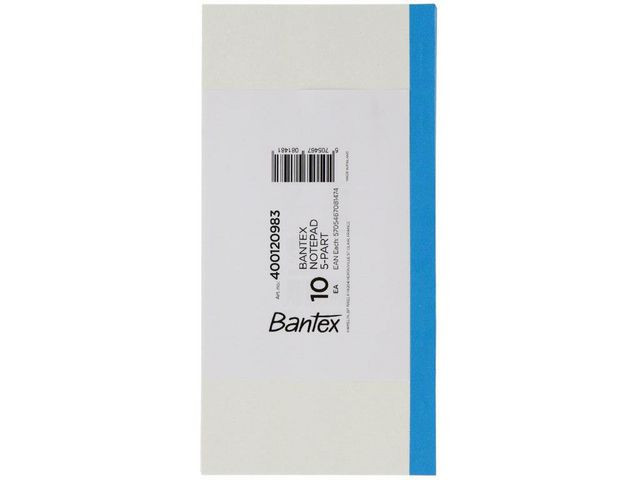 Deltablokk Bantex 24X12Cm60G 75Bl 5-Delt (10 stk)