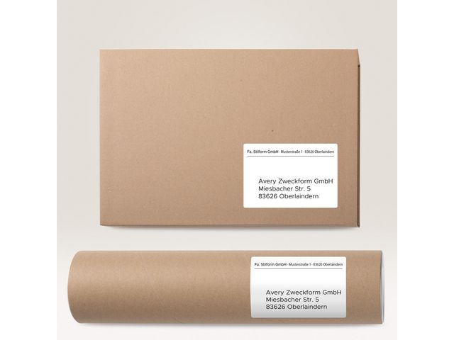 Etikett Avery Laser 99,1X93,1Mm (600 stk)