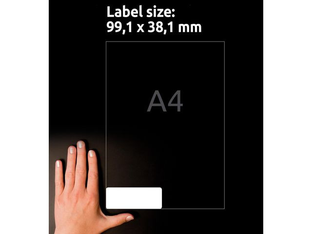 Avery L7163-100 Adresseetiketter 99,1x38,1 QP+UG (1400)