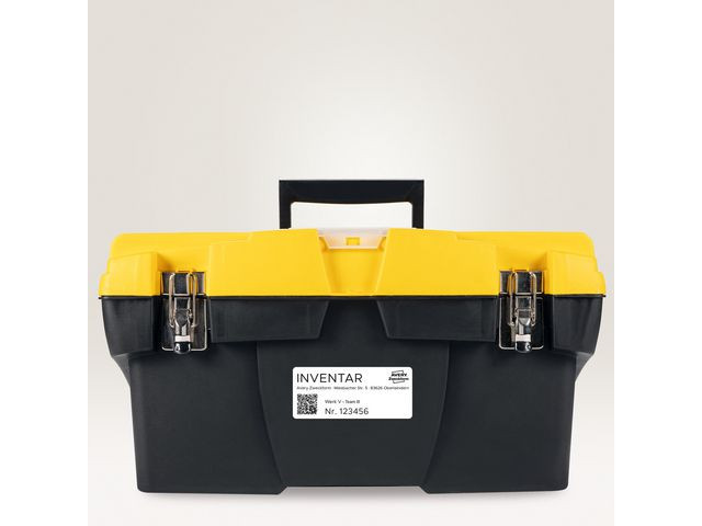 Etikett Avery Polyester 64,6X33,9Mm (480 stk)