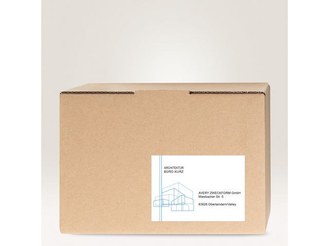 Etikett Avery Ultragrip 210X148Mm (200 stk)