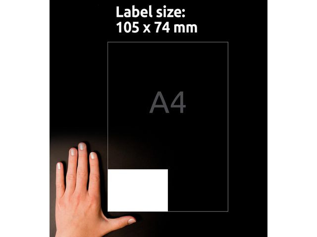 Etikett Avery Ultragrip 105X74Mm (800 stk)