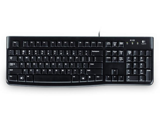 OEM - K120 Business Keyboard, Black (Nordic)