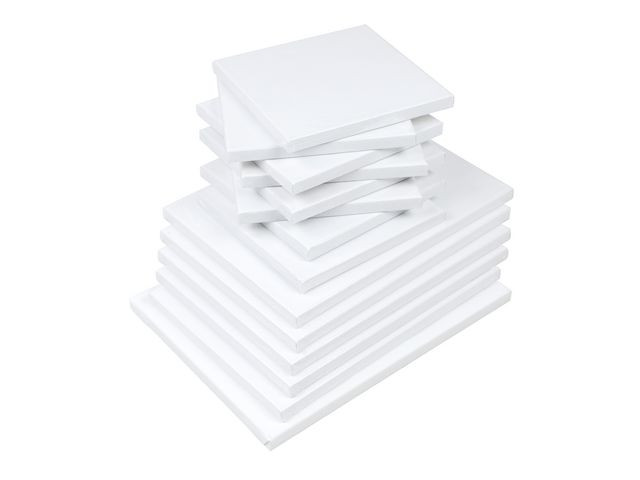 Malelerret På Ramme 20X20X1,7Cm (10 stk)