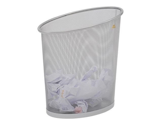 Papirkurv Alba 18L Sølv