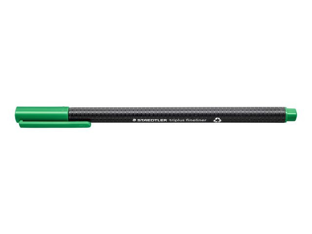 Fiberpenn Staedtler Triplus 0,3Mm Grønn (10 stk)
