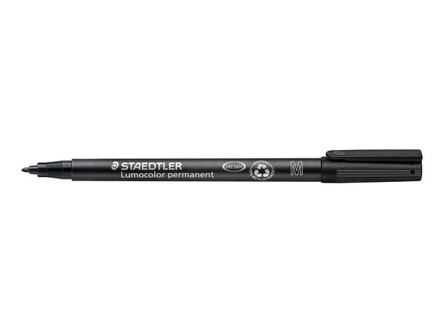 BildeMerkepenn Lumocolor 317M 1,0Mm Sort (10 stk)