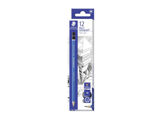 Blyant Staedtler Lumograph 3B (12 stk)
