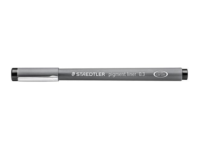 Fiberpenn Staedtler 0,3Mm Sort (10 stk)