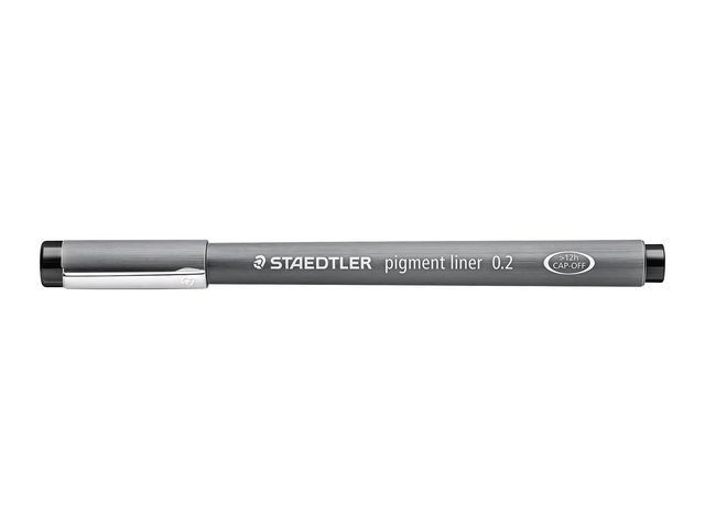 Fiberpenn Staedtler 0,2Mm Sort (10 stk)