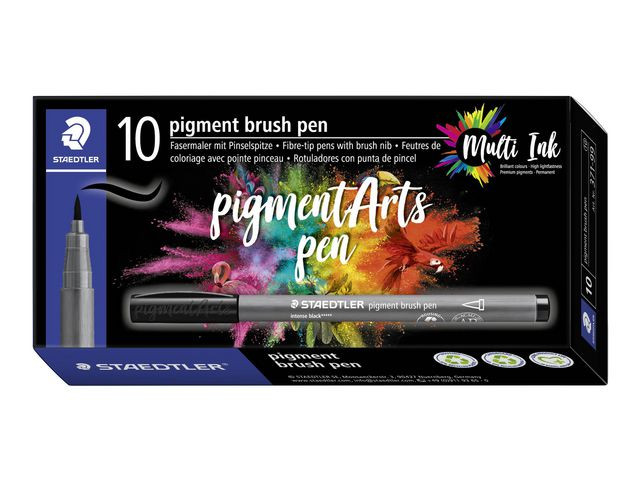 Fiberpenn Staedtler Brush Sort