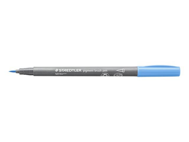 BildeFiberpenn Staedtler Brush Lys Blå