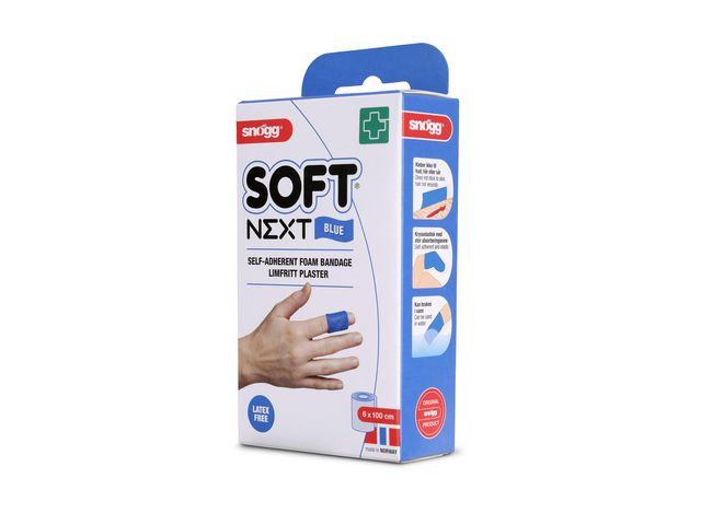 BildePlaster Soft Next 6Cmx1M Blå