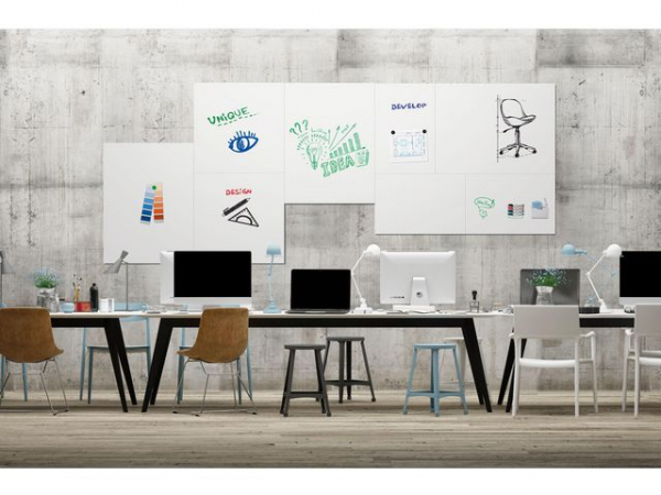 Whiteboard Legamaster Board-Up 75X75Cm