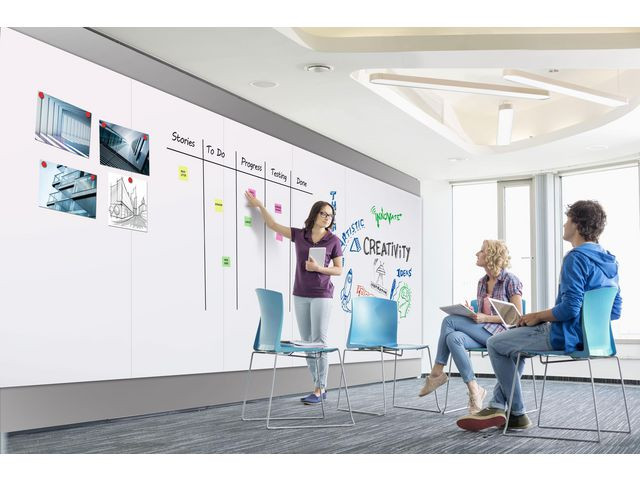 BildeWhiteboard Legamaster W-Up 200X119,5Cm