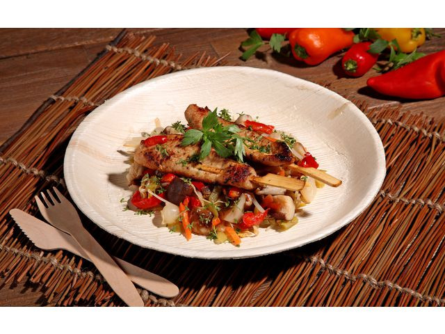 Tallerken Pure Palme 23Cm (25 stk)