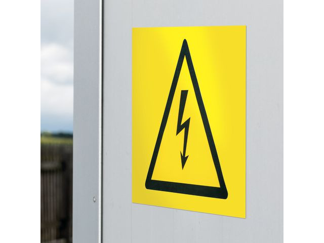 Etikett Avery Polyester 210X297 Gul (20 stk)