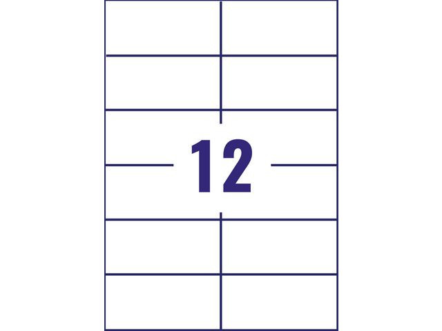 Etikett Avery Avtagbar 99,1X42,3Mm (360 stk)