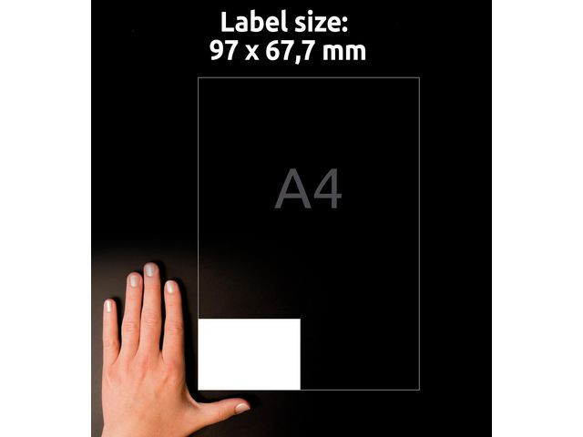 Etikett Avery Ultragrip 97X67,7Mm (800 stk)