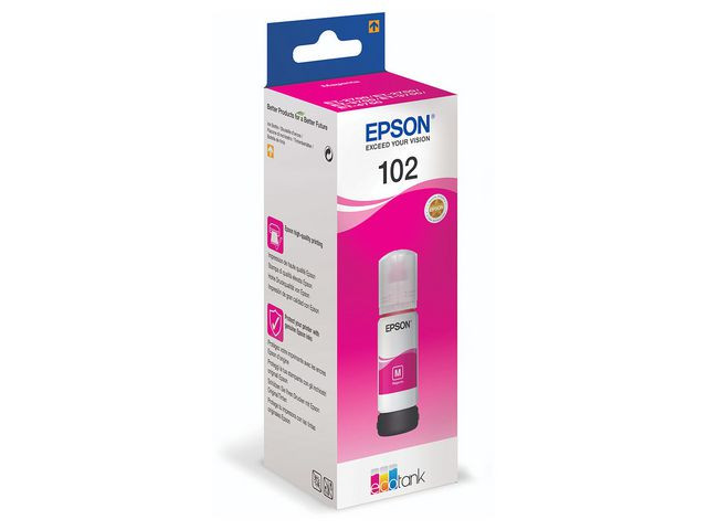 BildeEPSON Ink C13T03R340 102 Magenta Ecotank