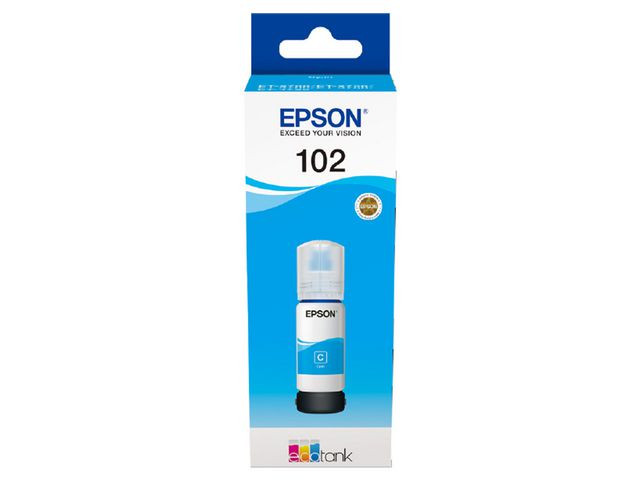 BildeEPSON Ink C13T03R240 102 Cyan Ecotank