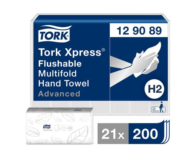 BildeTørkeark Tork Adv Z Lettopp. 2L H2 (200 stk/bunt, 21 bunter)