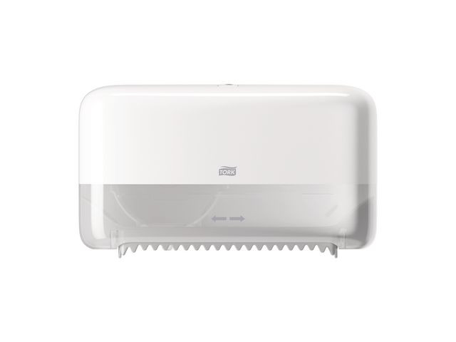 BildeDispenser Tork Twin Toalettpapir T7 Hvit