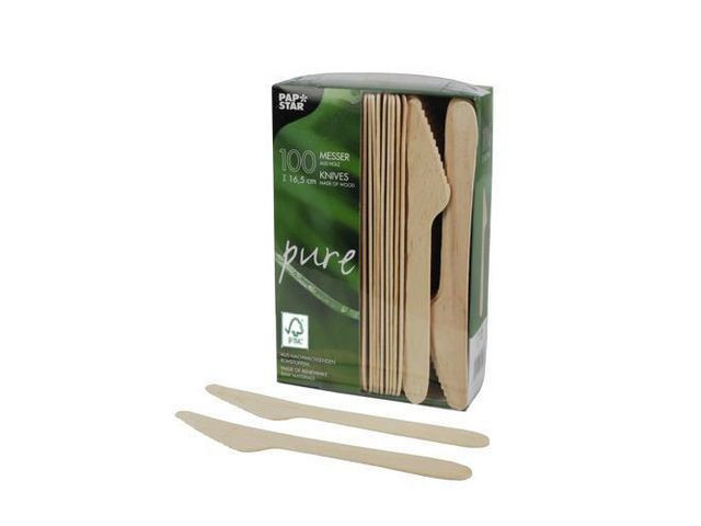 BildeKniv Pure Tre 16,5Cm (100 stk)