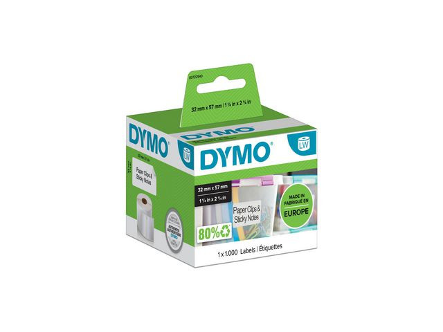 BildeEtikett Dymo Universal 57X32Mm (1000 stk)