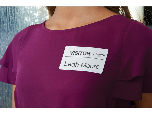 Dymo Navneskiltetiketter 41x89 Avtagbare hvite (300)