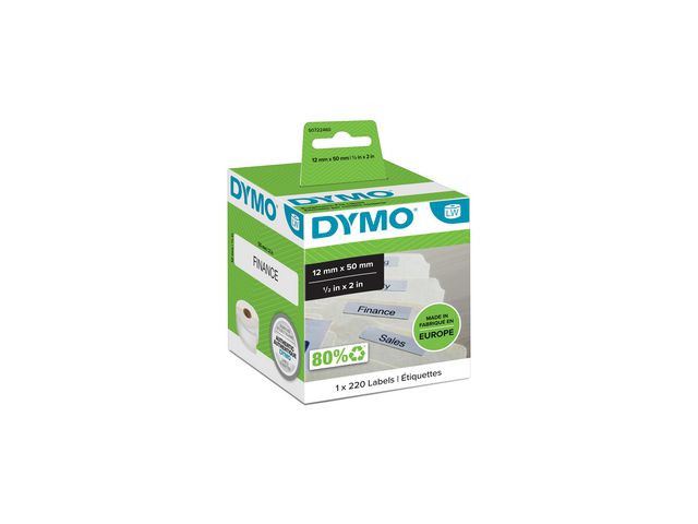 BildeEtikett Dymo Hengemappe 50X12Mm (220 stk)