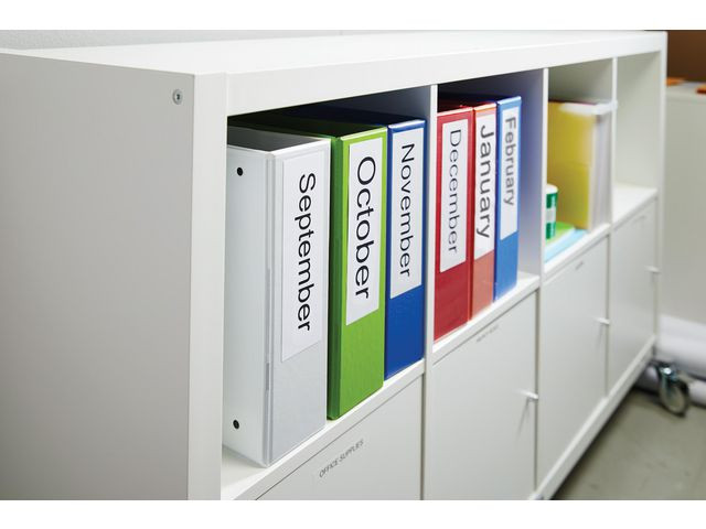 Dymo Etiketter Brevordnere 59x190 Permanent hvite (110)