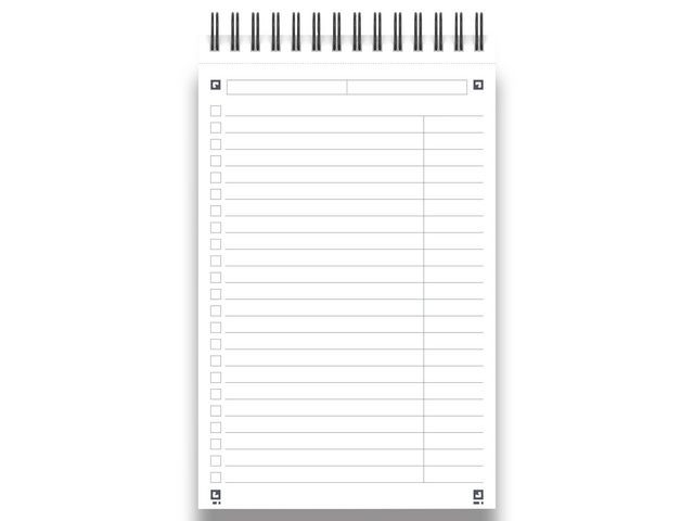 Notatbok Oxford To-Do-List 12,5X20 Ass (5 stk)