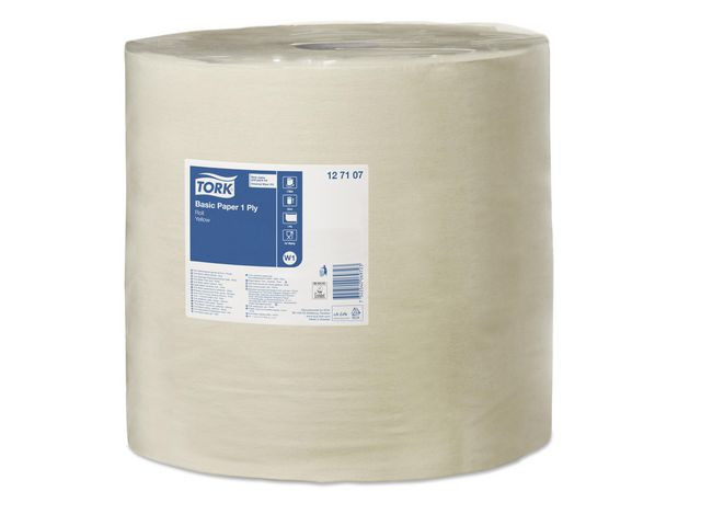BildeIndustritørk Tork Basic W1 1190M Gul
