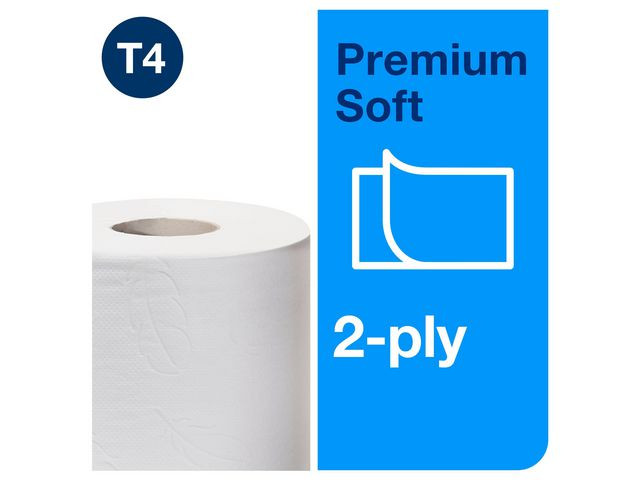 Toalettpapir Tork 2L Myk T4 50,4M (6 stk/pk, 7 pakker)