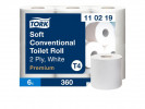 Toalettpapir Tork 2L Myk T4 50,4M (6 stk...