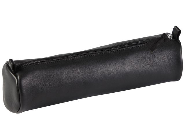 BildePennal Trousses Ø5,5X22 Cm Skinn Sort