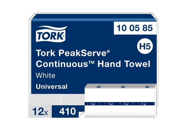 BildeTørkeark Tork Peakserve Univers H5 (410 stk/bunt, 12 bunter)