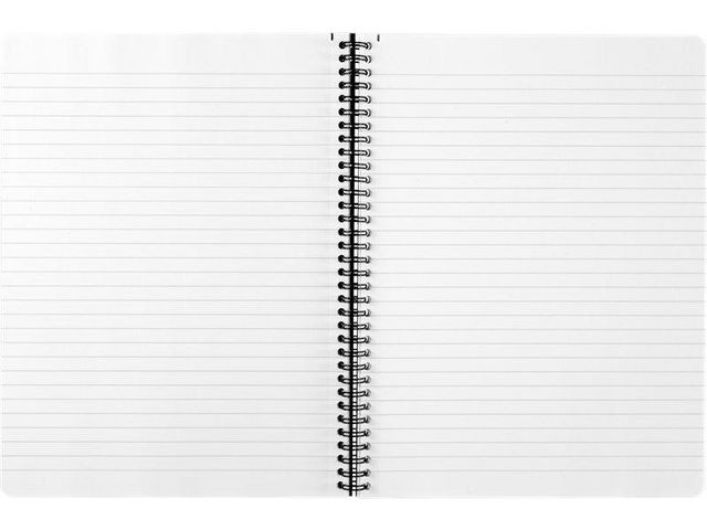 Notatbok Bantex A4+ 70G 80 Blad Linjert (10 stk)