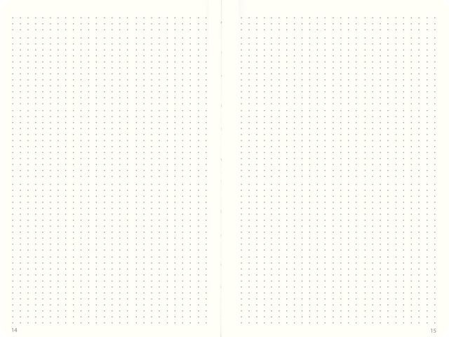 Notatbok Burde Dotnotes A5 Udatert Sort