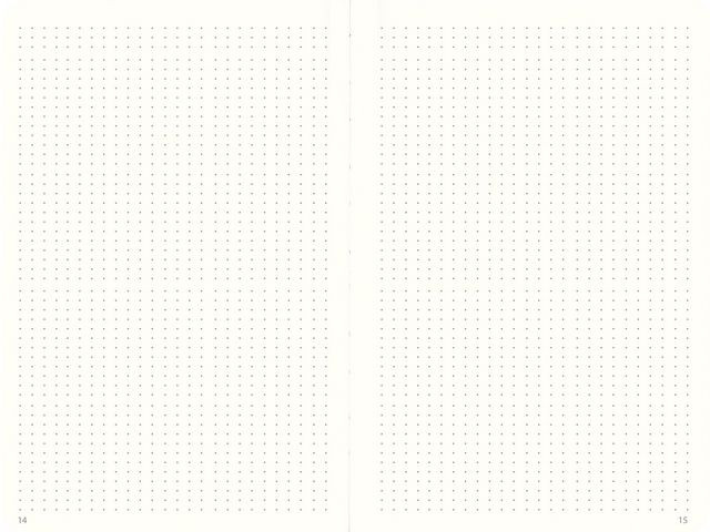 Notatbok Burde Dotnotes A5 Udatert Sort