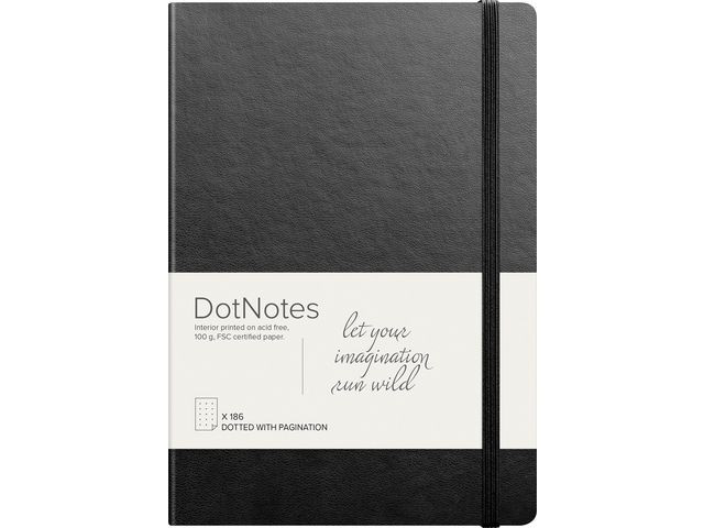 BildeNotatbok Burde Dotnotes A5 Udatert Sort