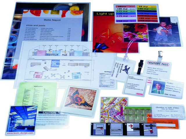 Leitz Lamineringslomme 65x95mm 125my (100)