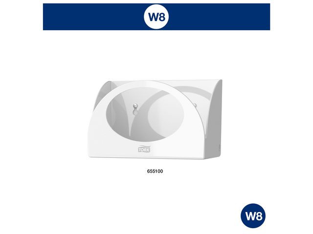 Klut Tork W8 Premium Kodet Turkis (75 stk)
