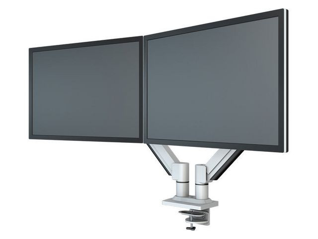 BildeSkjermarm Kenson Twin Gasslift Lcd Sølv